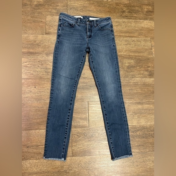 Pilcro and the Letterpress Denim - Pilcro and The Letterpress  script jeans raw hem size 27